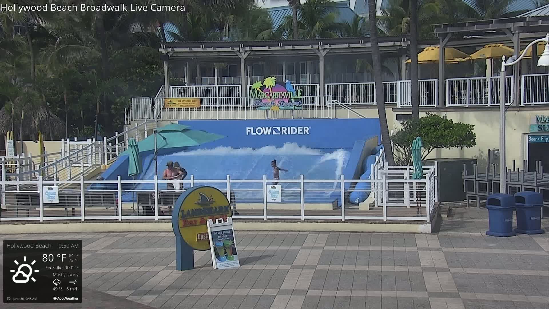 Hollywood Beach / Broadwalk & Atlantic Live Cam - Holywood, Broward, Florida, USA