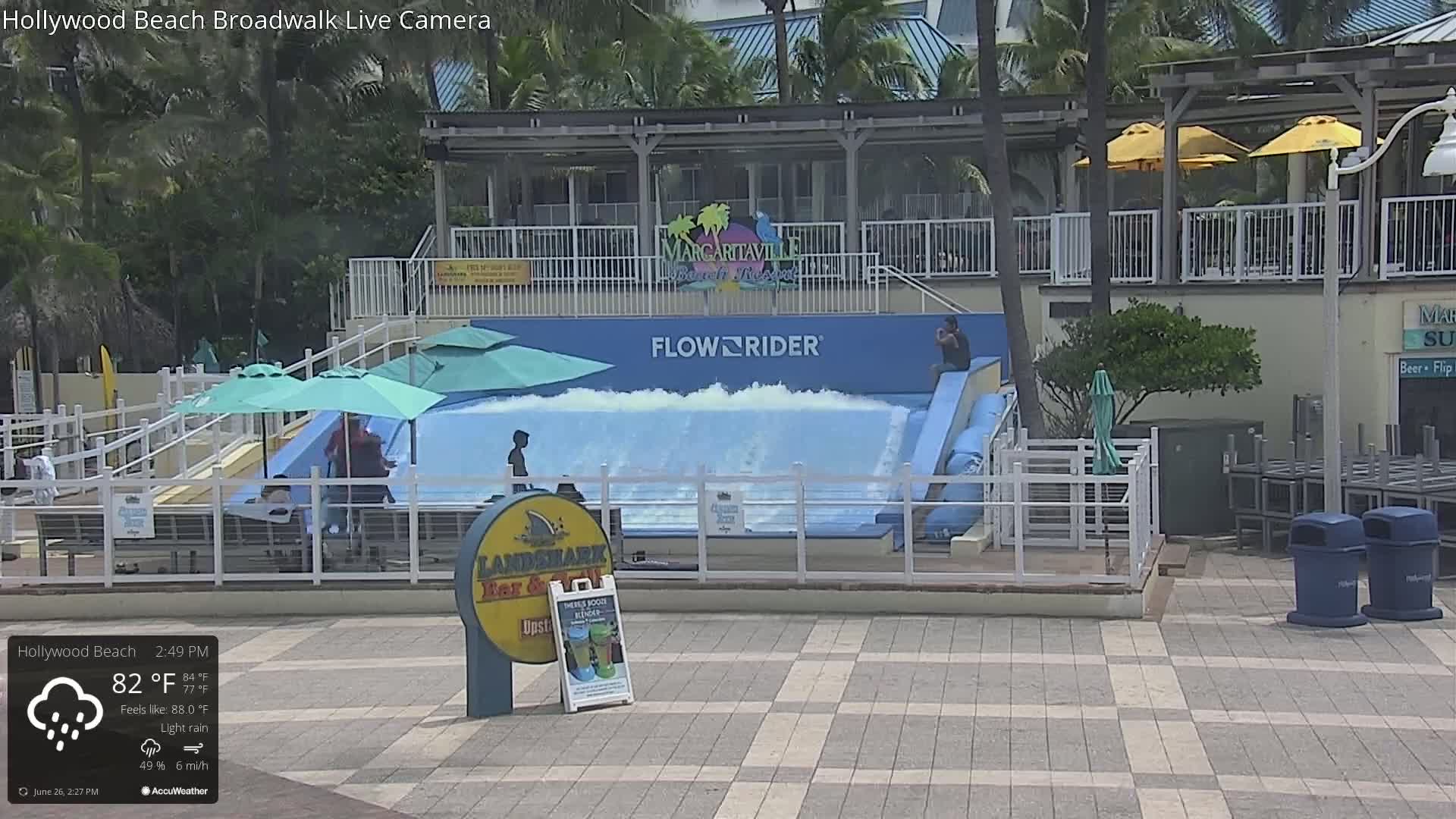 Hollywood Beach / Broadwalk & Atlantic Live Cam - Holywood, Broward, Florida, USA