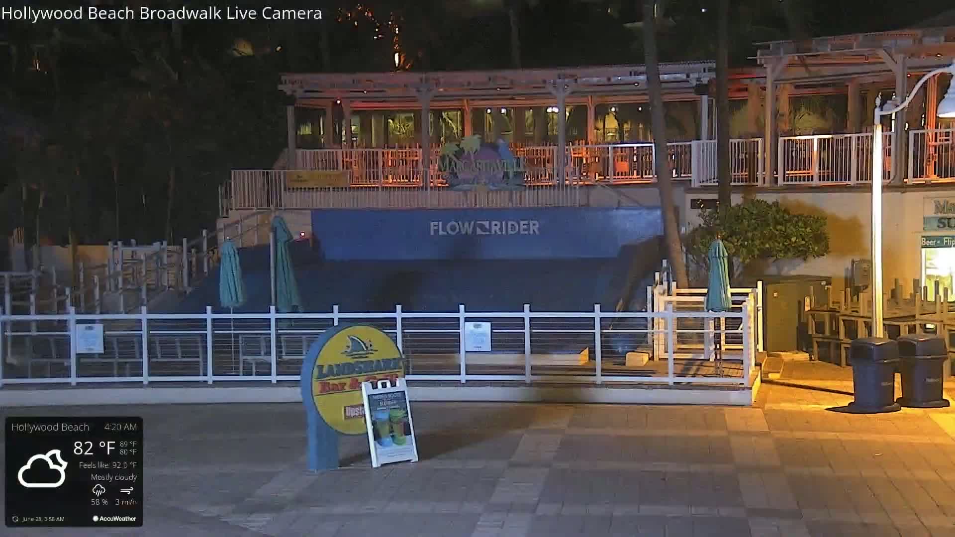 Hollywood Beach / Broadwalk & Atlantic Live Cam - Holywood, Broward, Florida, USA