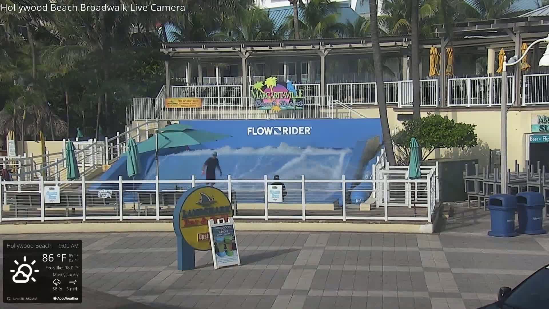 Hollywood Beach / Broadwalk & Atlantic Live Cam - Holywood, Broward, Florida, USA