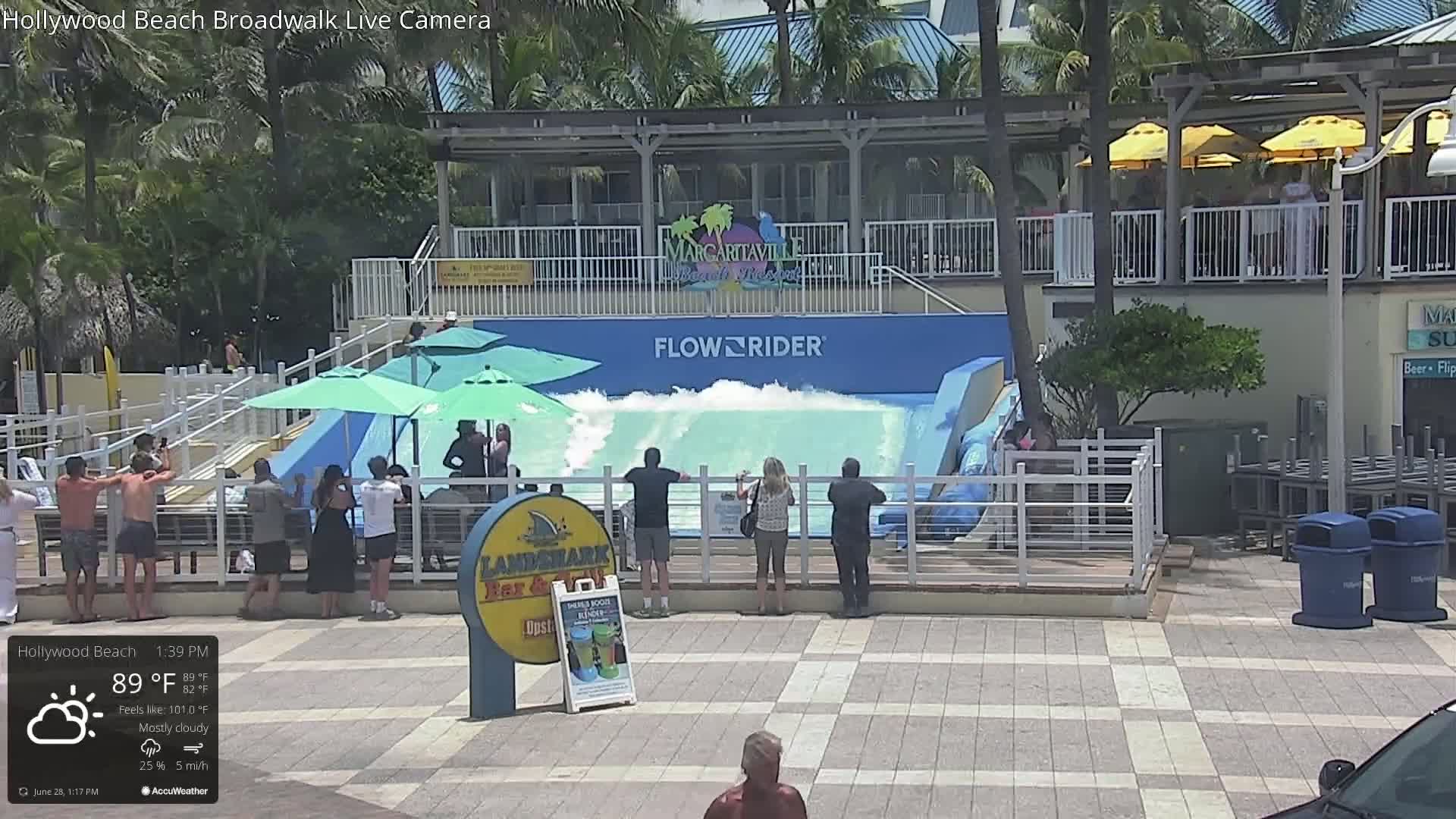 Hollywood Beach / Broadwalk & Atlantic Live Cam - Holywood, Broward, Florida, USA