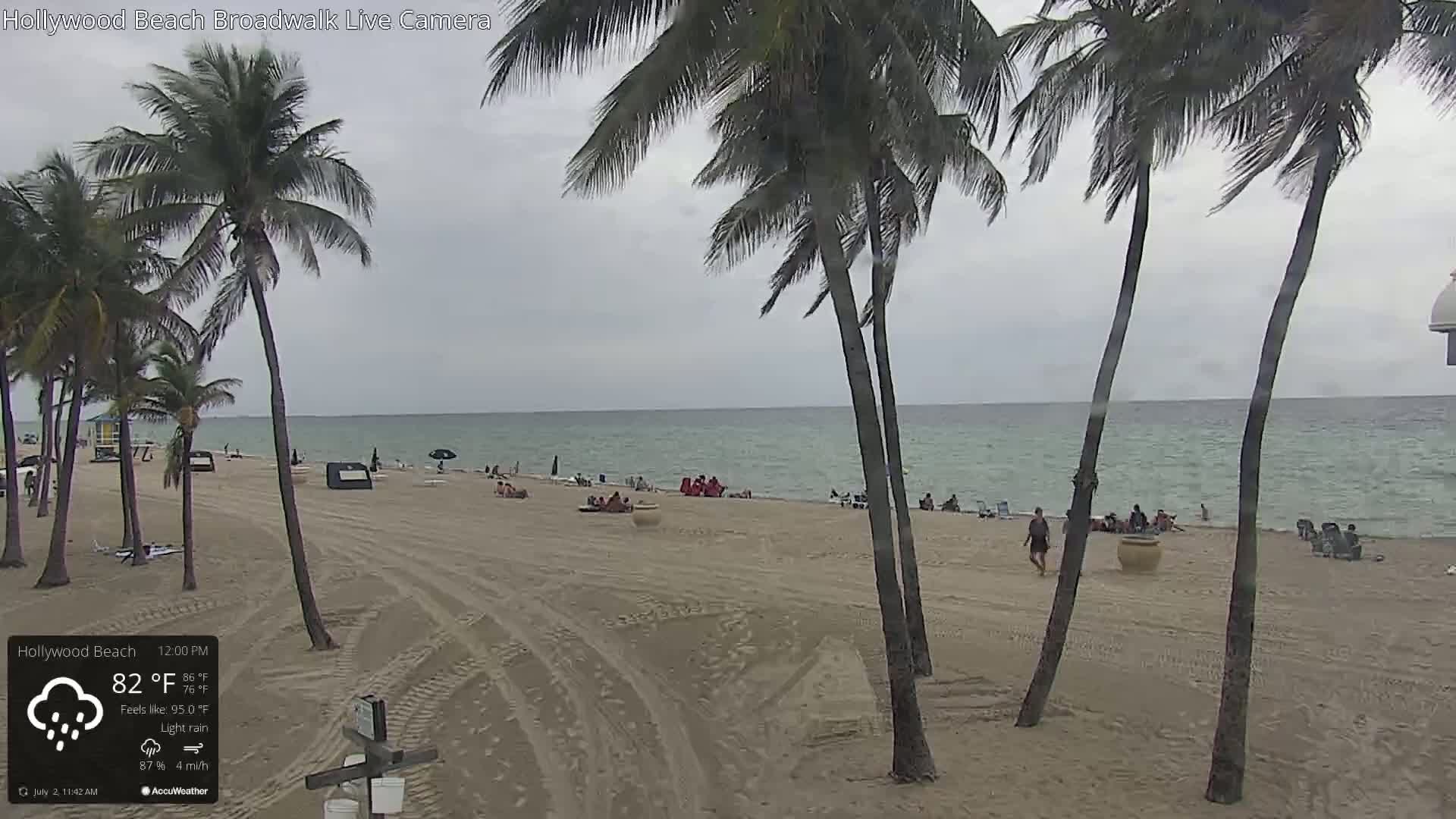 Hollywood Beach / Broadwalk & Atlantic Live Cam - Holywood, Broward, Florida, USA