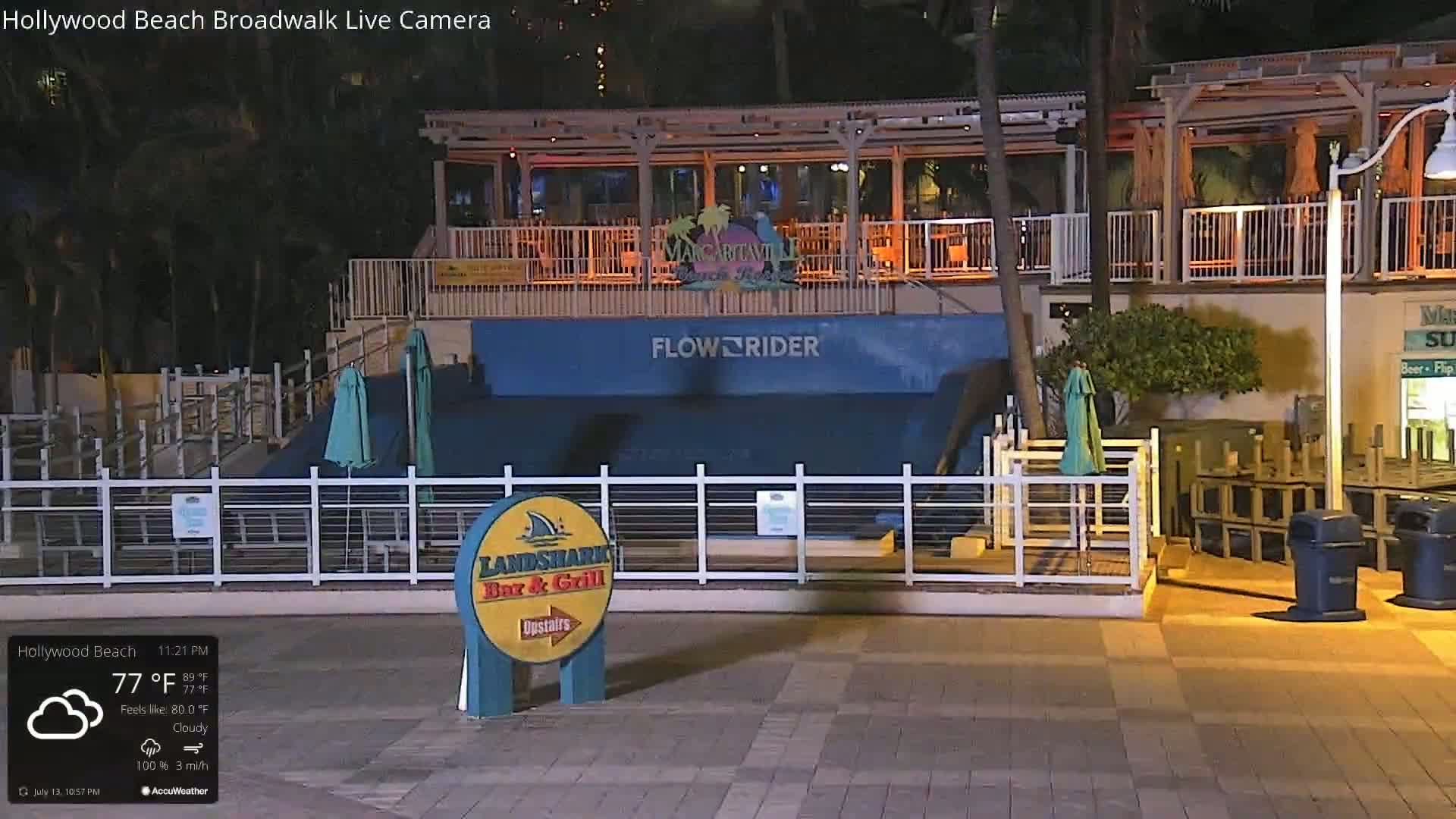 Hollywood Beach / Broadwalk & Atlantic Live Cam - Holywood, Broward, Florida, USA