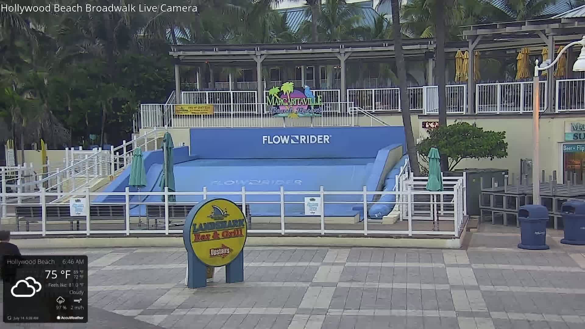 Hollywood Beach / Broadwalk & Atlantic Live Cam - Holywood, Broward, Florida, USA