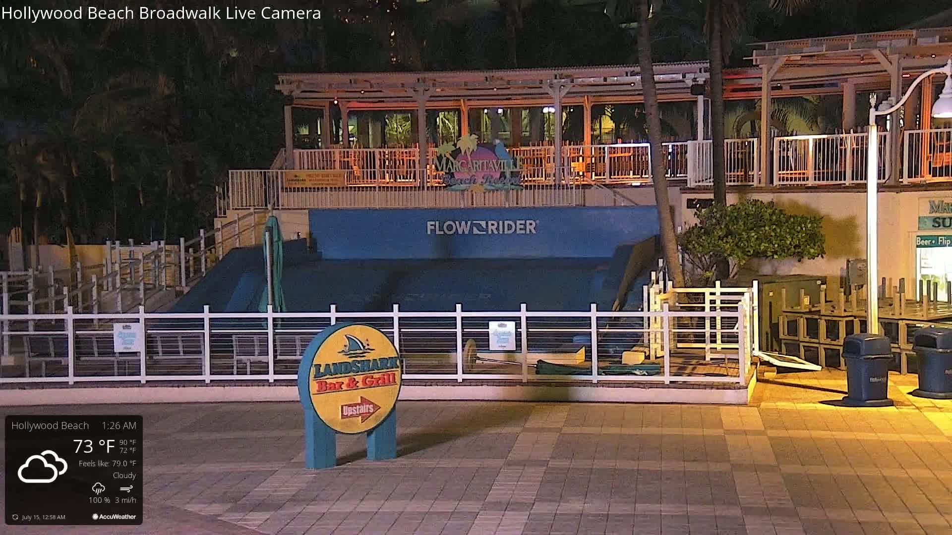 Hollywood Beach / Broadwalk & Atlantic Live Cam - Holywood, Broward, Florida, USA