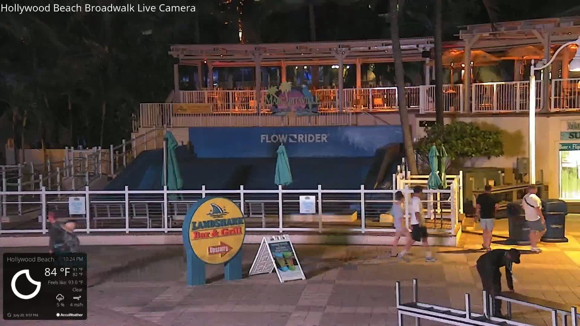Hollywood Beach / Broadwalk & Atlantic Live Cam - Holywood, Broward, Florida, USA