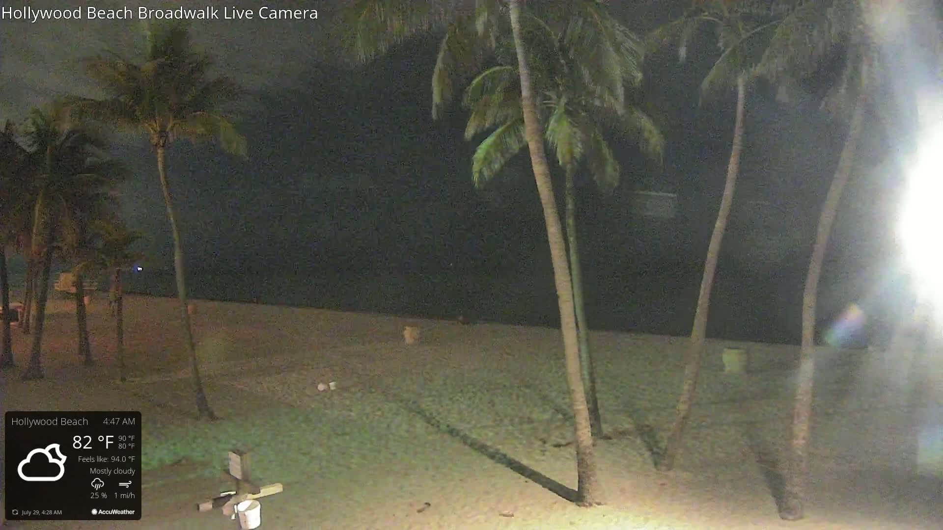 Hollywood Beach / Broadwalk & Atlantic Live Cam - Holywood, Broward, Florida, USA