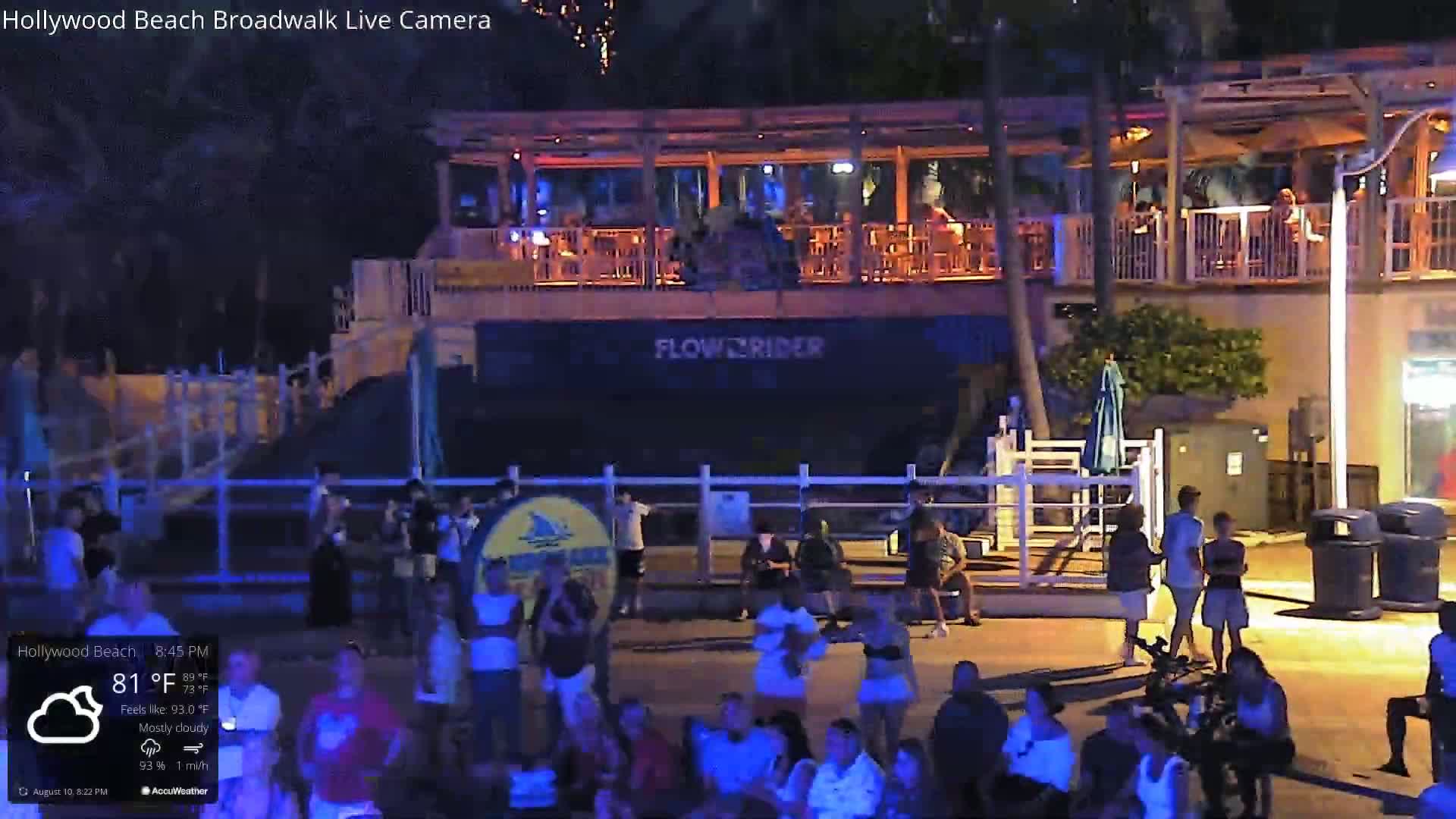 Hollywood Beach / Broadwalk & Atlantic Live Cam - Holywood, Broward, Florida, USA