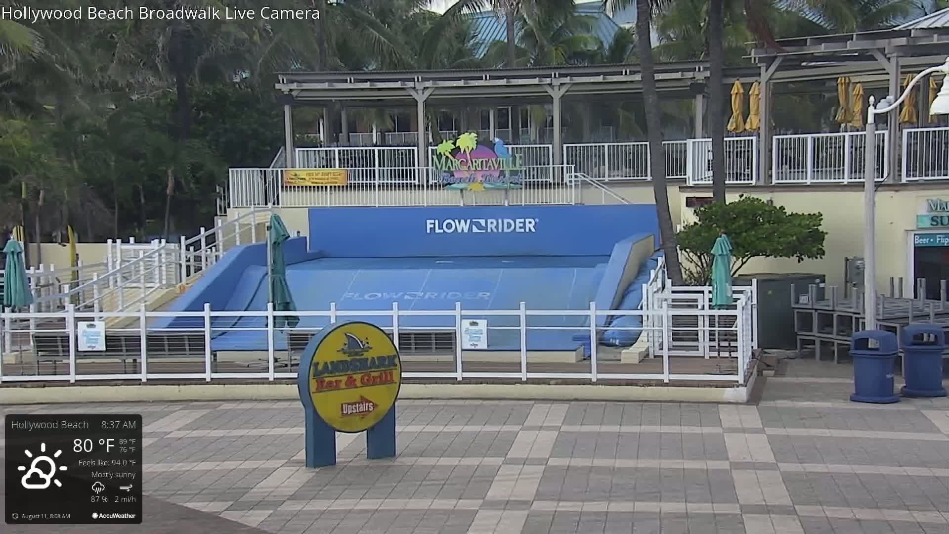 Hollywood Beach / Broadwalk & Atlantic Live Cam - Holywood, Broward, Florida, USA