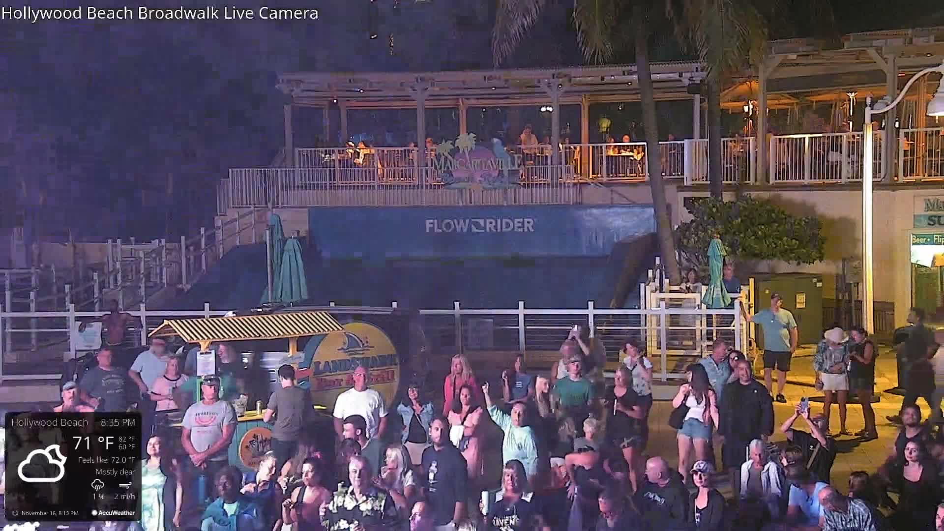 Hollywood Beach / Broadwalk & Atlantic Live Cam - Holywood, Broward, Florida, USA