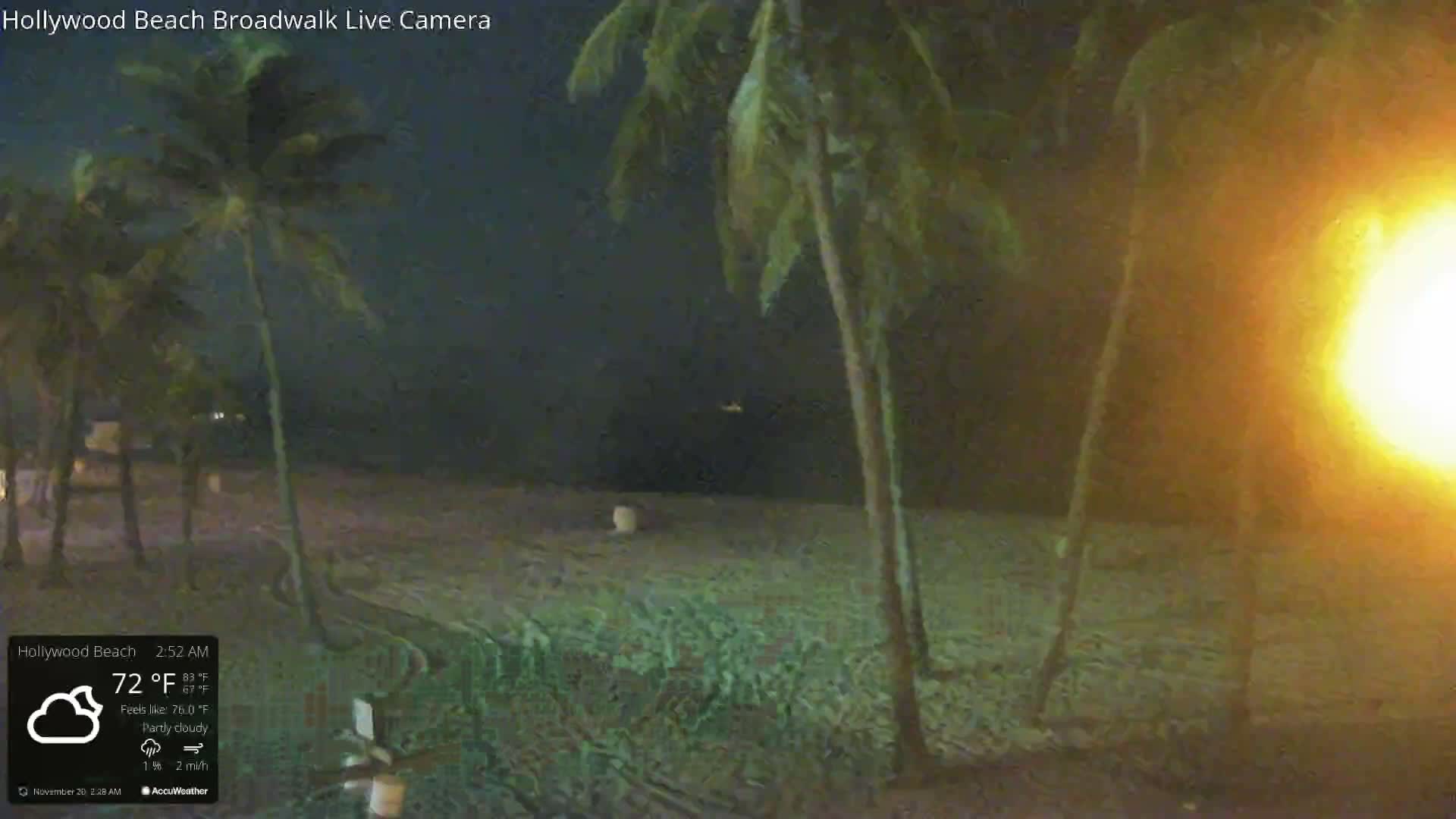 Hollywood Beach / Broadwalk & Atlantic Live Cam - Holywood, Broward, Florida, USA