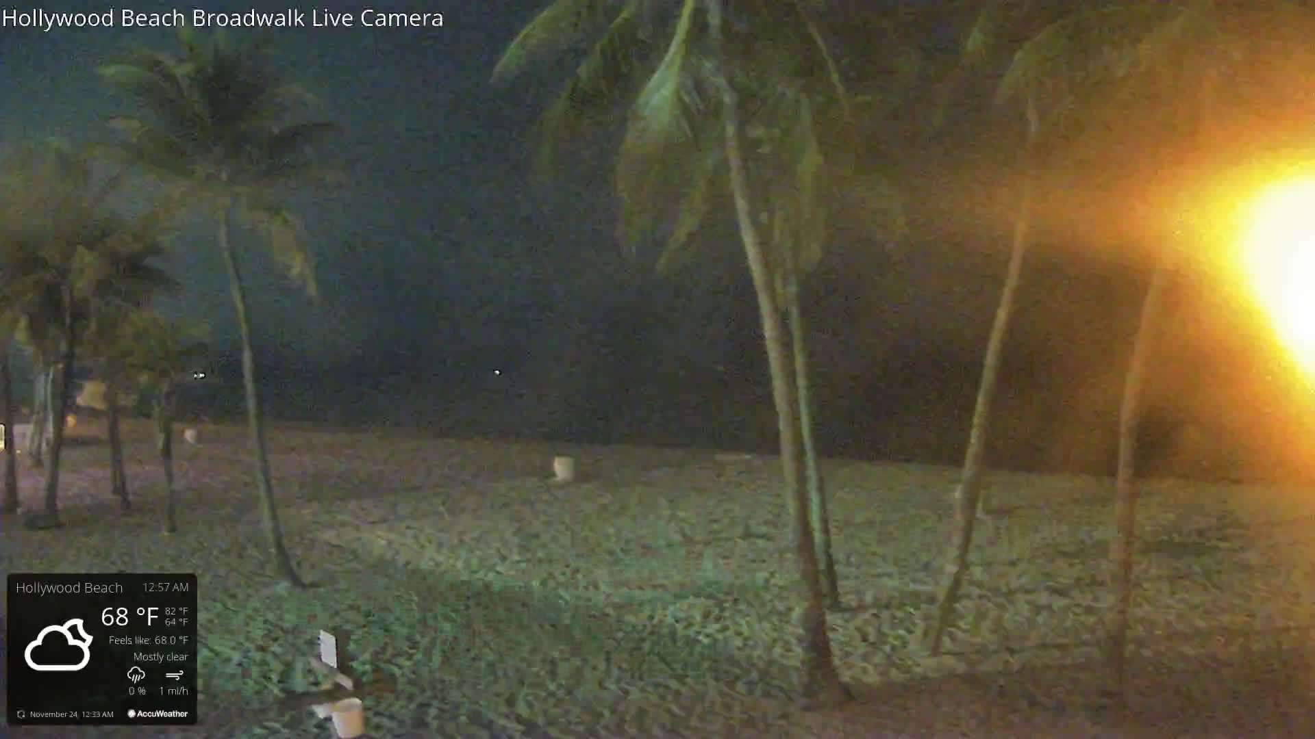 Hollywood Beach / Broadwalk & Atlantic Live Cam - Holywood, Broward, Florida, USA