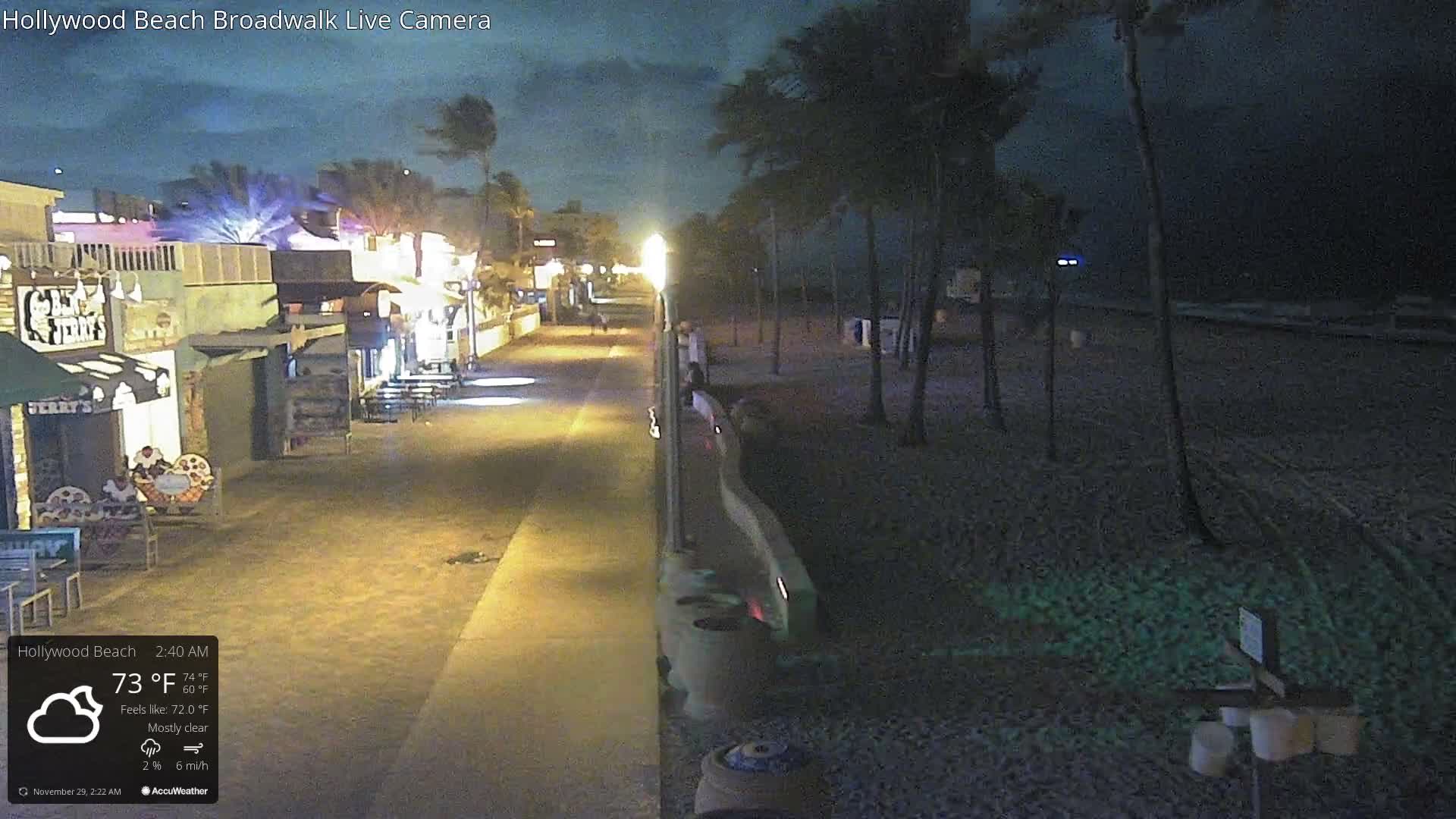 Hollywood Beach / Broadwalk & Atlantic Live Cam - Holywood, Broward, Florida, USA