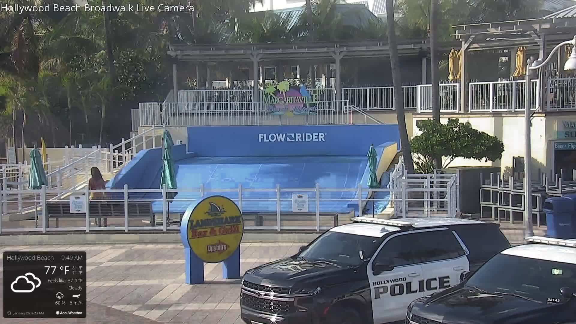 Hollywood Beach / Broadwalk & Atlantic Live Cam - Holywood, Broward, Florida, USA