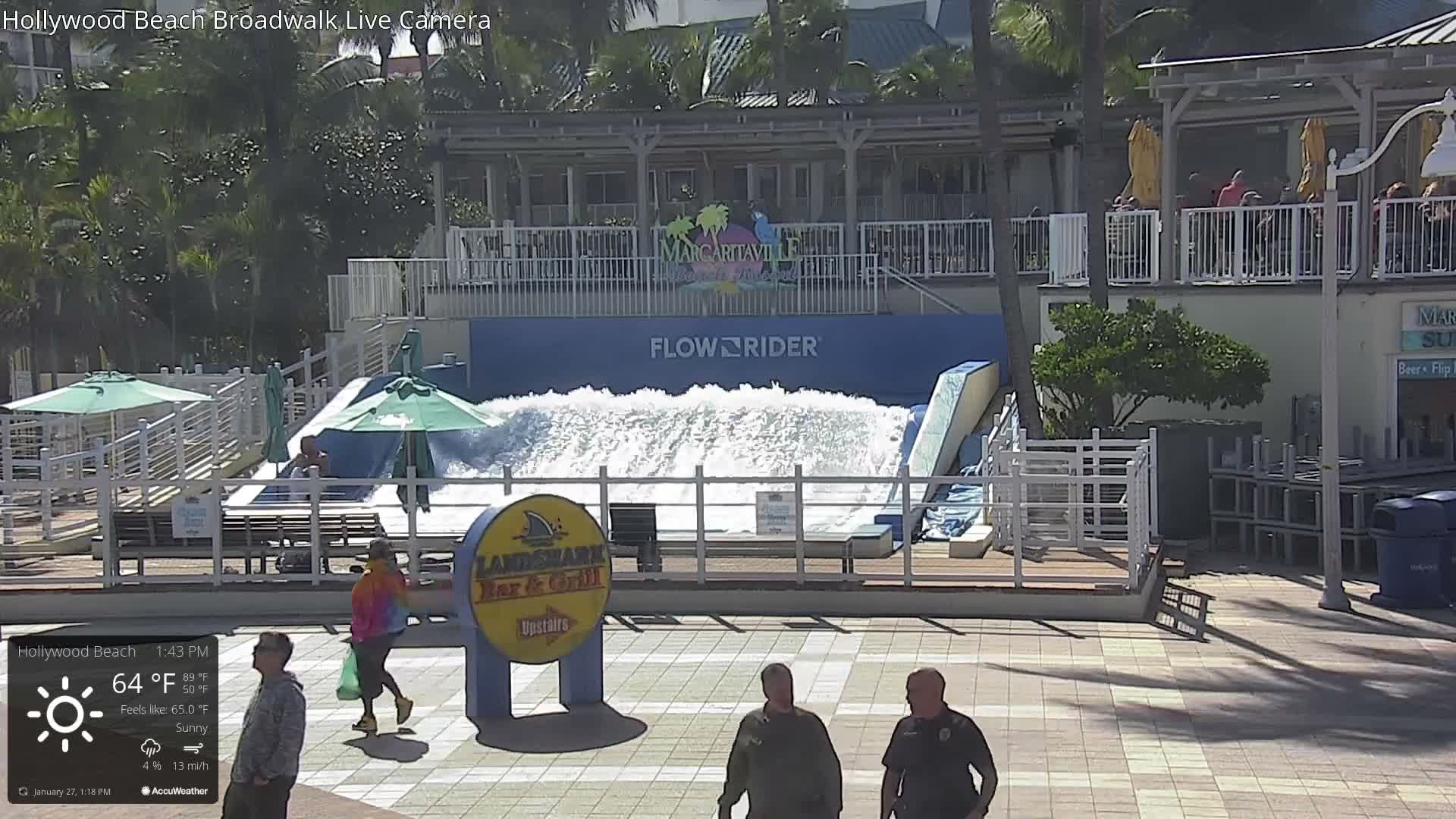 Hollywood Beach / Broadwalk & Atlantic Live Cam - Holywood, Broward, Florida, USA