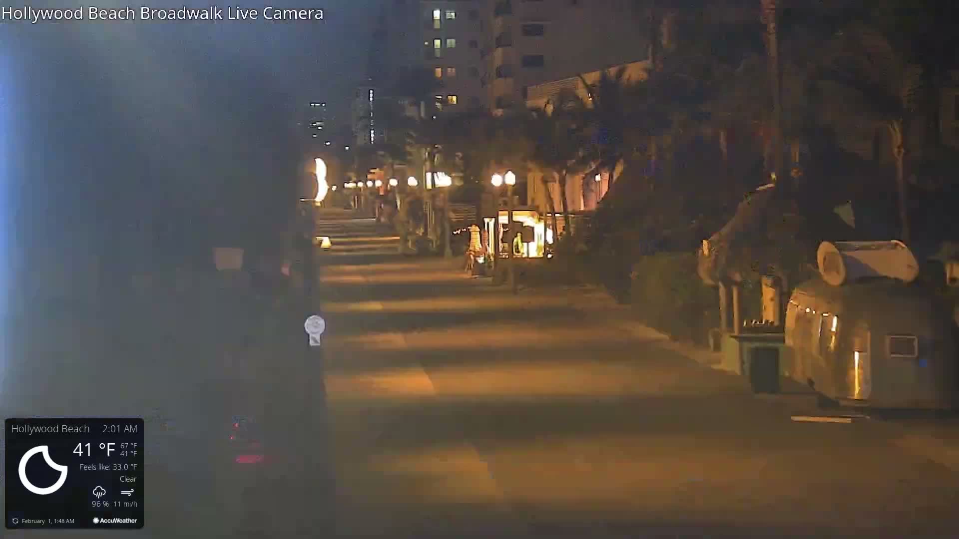 Hollywood Beach / Broadwalk & Atlantic Live Cam - Holywood, Broward, Florida, USA