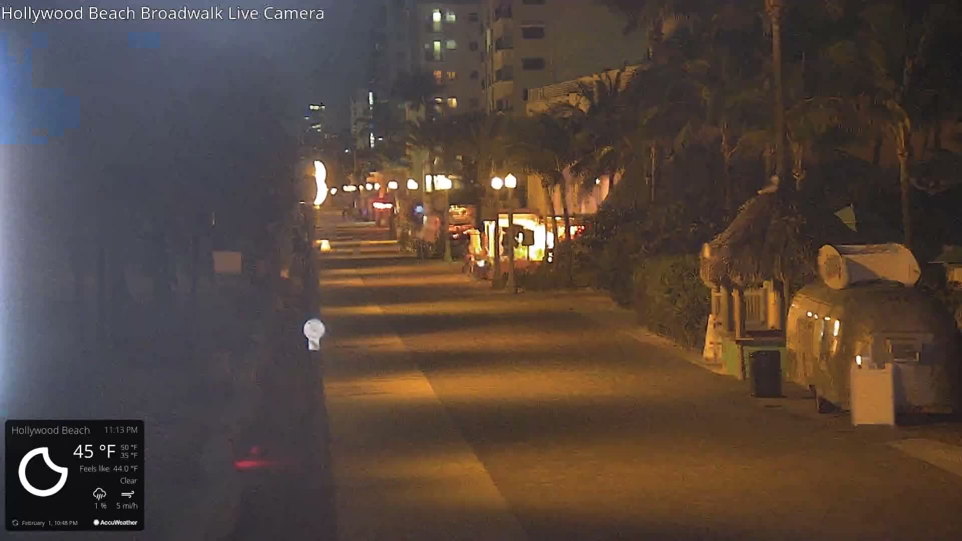 Hollywood Beach / Broadwalk & Atlantic Live Cam - Holywood, Broward, Florida, USA