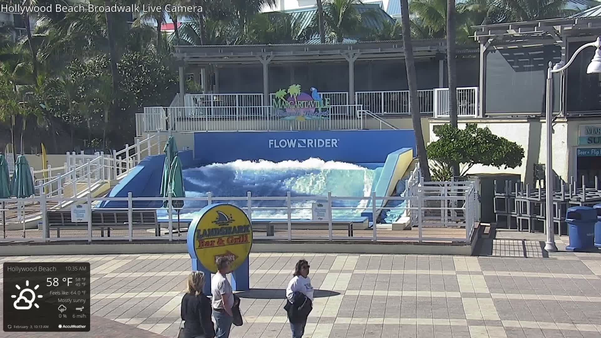 Hollywood Beach / Broadwalk & Atlantic Live Cam - Holywood, Broward, Florida, USA