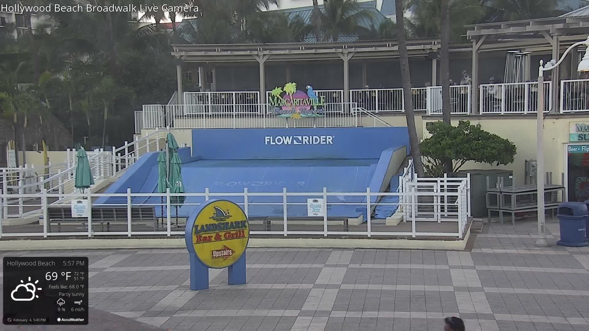 Hollywood Beach / Broadwalk & Atlantic Live Cam - Holywood, Broward, Florida, USA