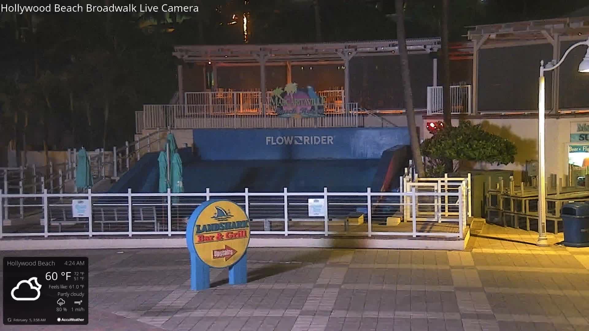 Hollywood Beach / Broadwalk & Atlantic Live Cam - Holywood, Broward, Florida, USA