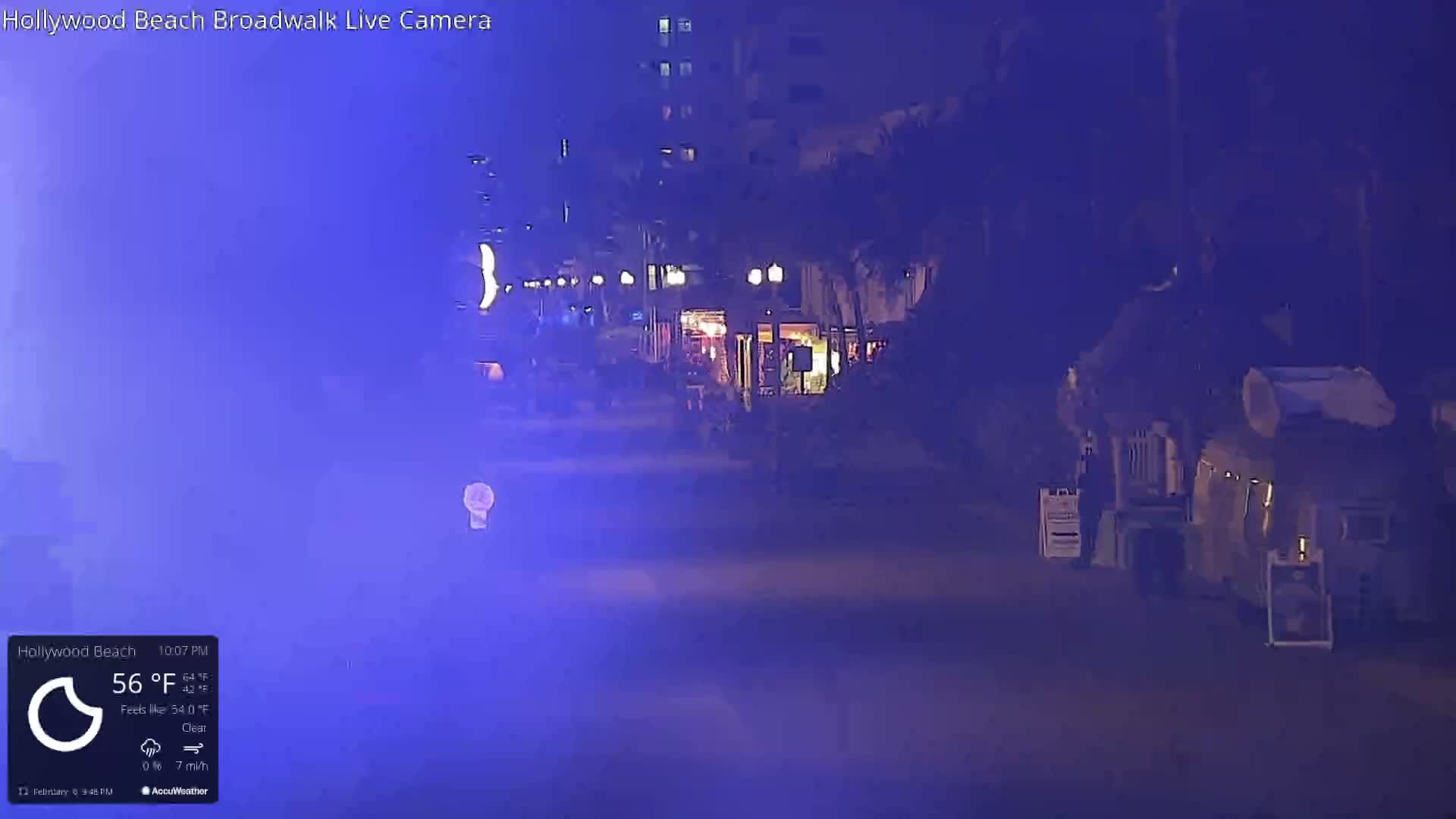 Hollywood Beach / Broadwalk & Atlantic Live Cam - Holywood, Broward, Florida, USA