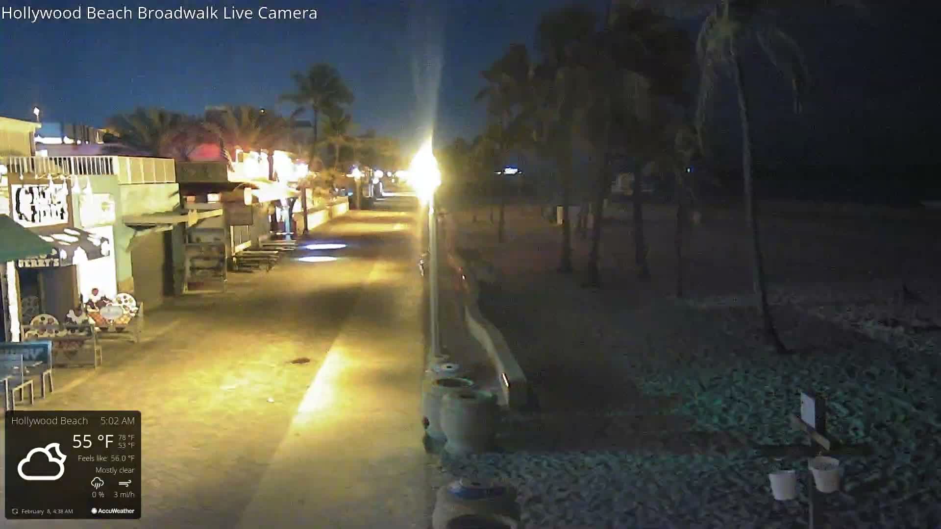 Hollywood Beach / Broadwalk & Atlantic Live Cam - Holywood, Broward, Florida, USA