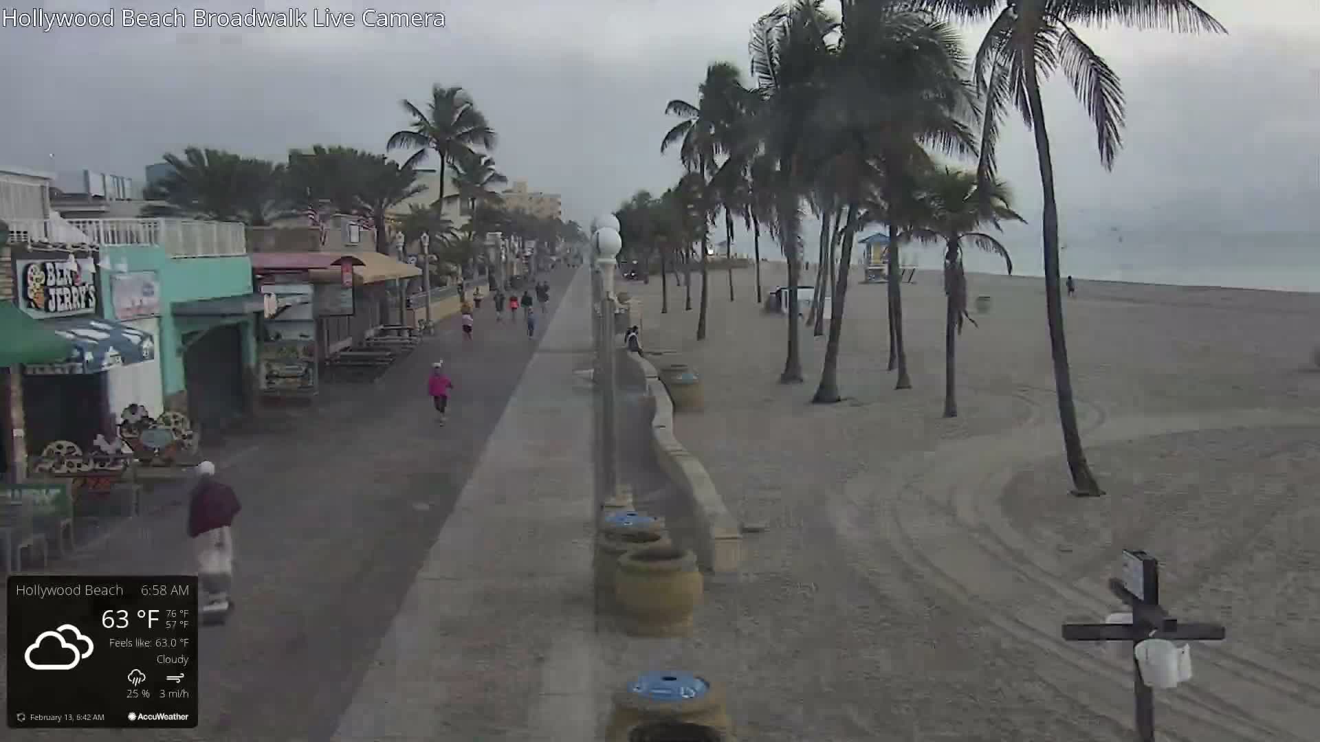 Hollywood Beach / Broadwalk & Atlantic Live Cam - Holywood, Broward, Florida, USA