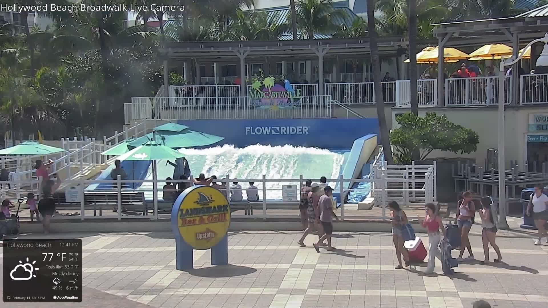 Hollywood Beach / Broadwalk & Atlantic Live Cam - Holywood, Broward, Florida, USA