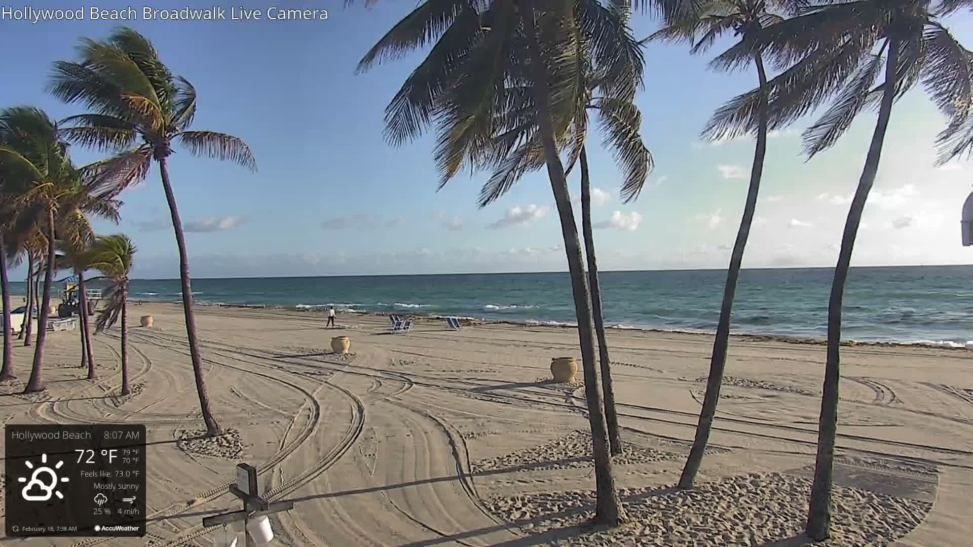Hollywood Beach / Broadwalk & Atlantic Live Cam - Holywood, Broward, Florida, USA