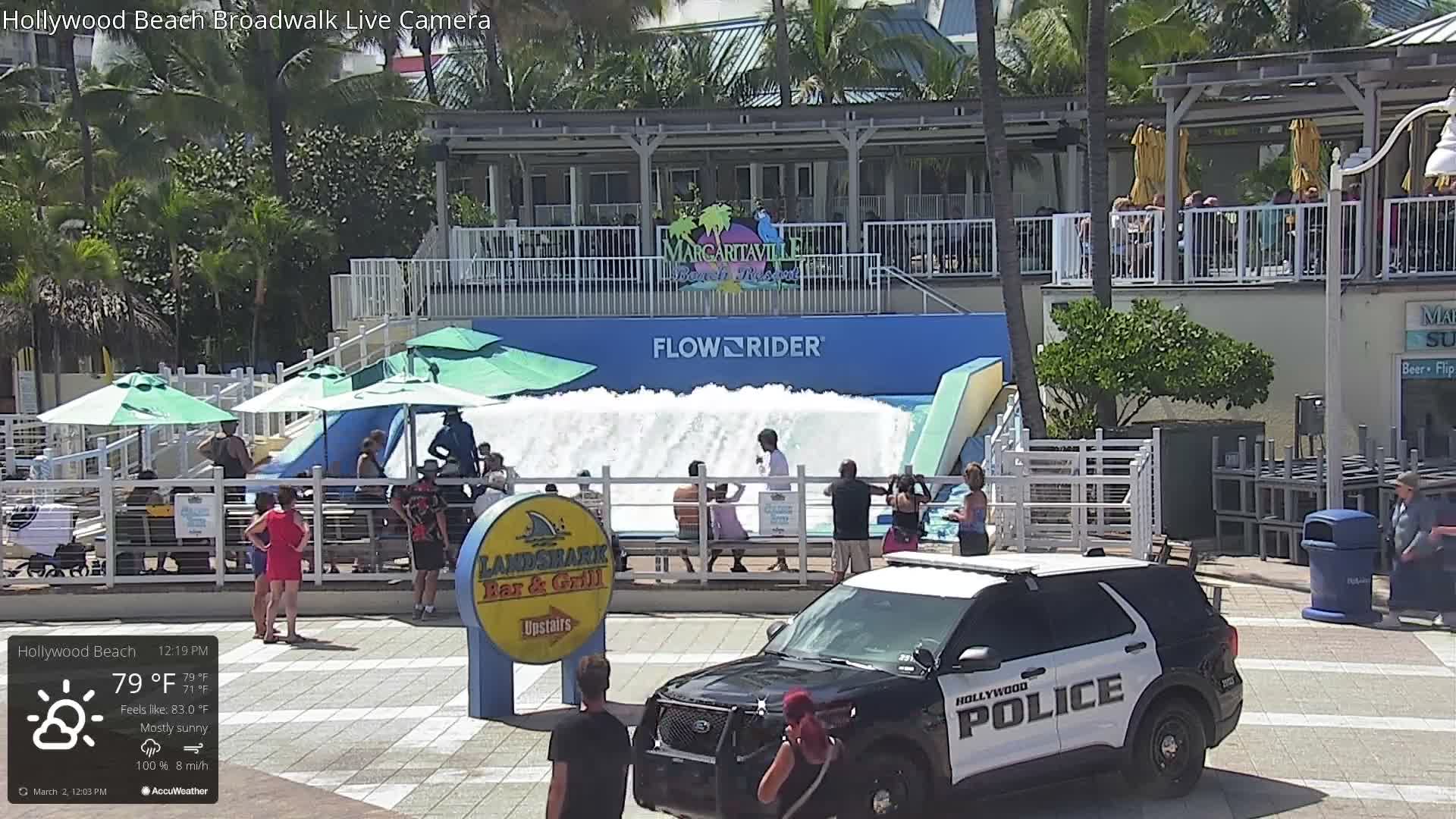 Hollywood Beach / Broadwalk & Atlantic Live Cam - Holywood, Broward, Florida, USA