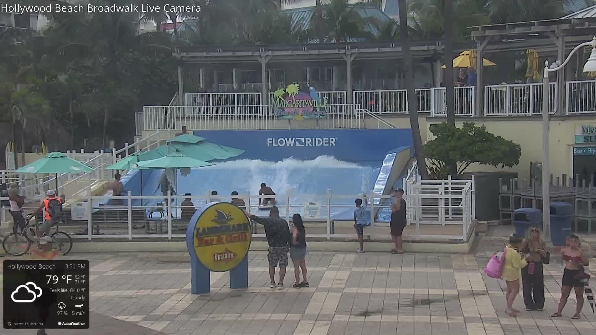 Hollywood Beach / Broadwalk & Atlantic Live Cam - Holywood, Broward, Florida, USA