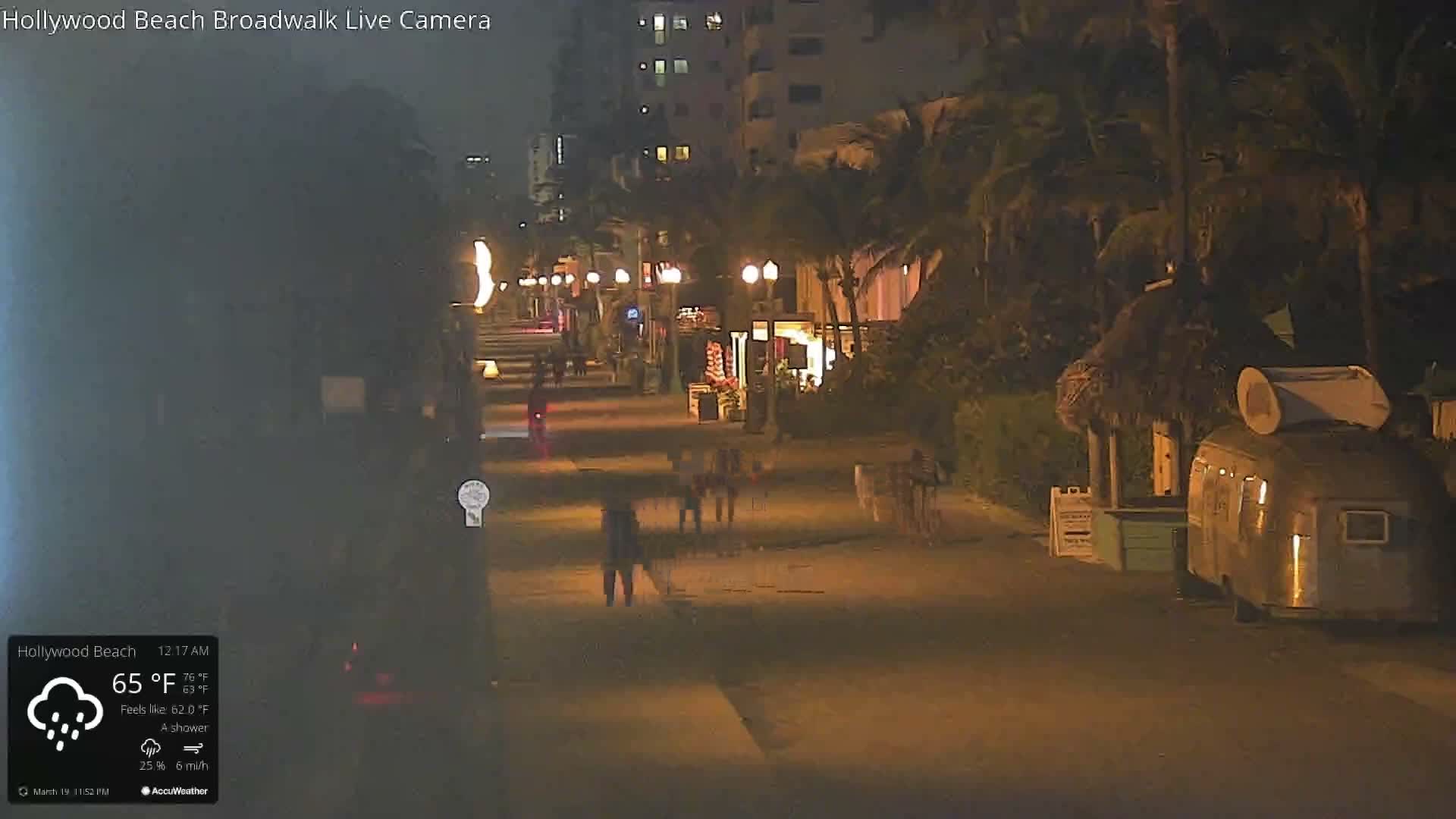 Hollywood Beach / Broadwalk & Atlantic Live Cam - Holywood, Broward, Florida, USA