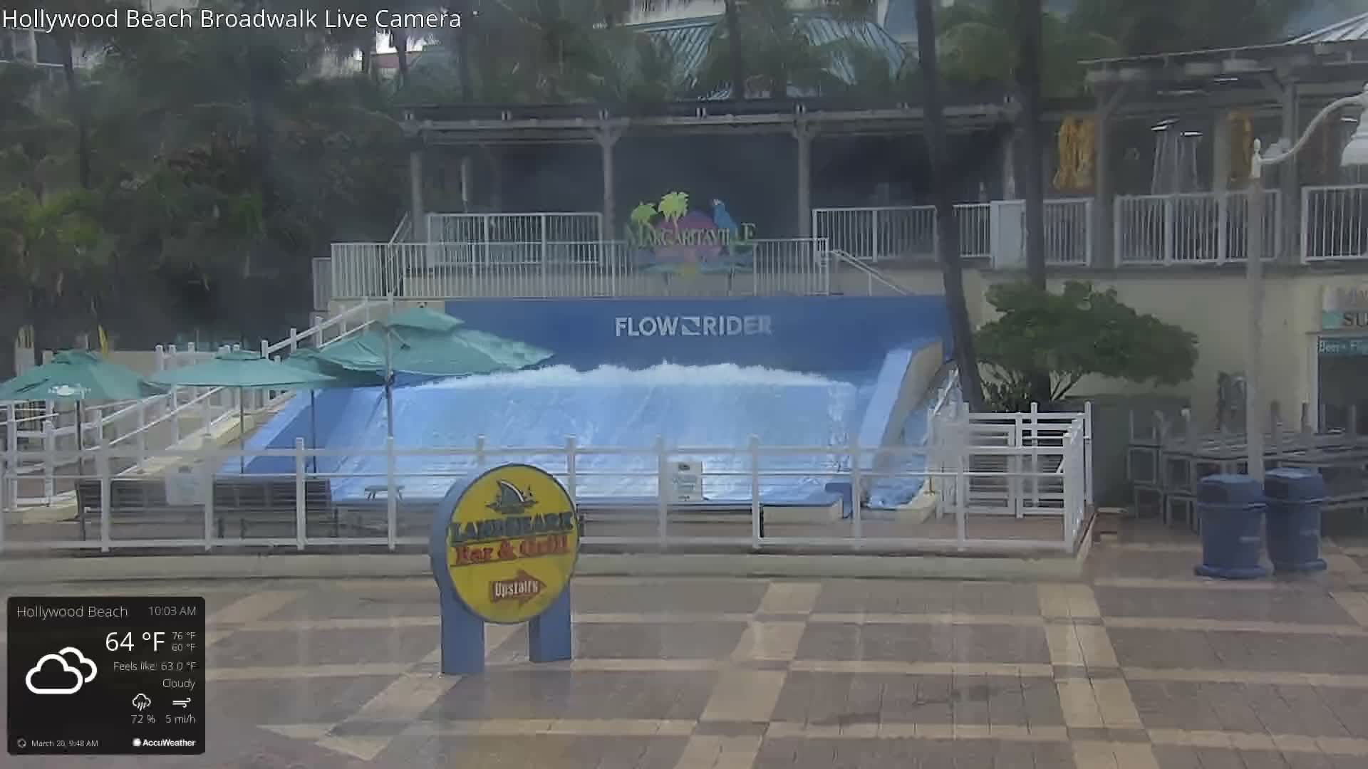 Hollywood Beach / Broadwalk & Atlantic Live Cam - Holywood, Broward, Florida, USA