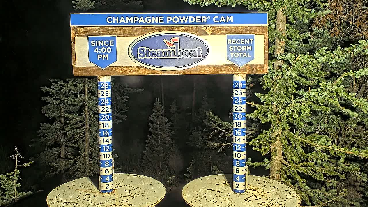 Steamboat Springs Sunshine Peak & Champagne Powder Live Cam - Steamboat Springs, Routt County, Colorado, USA
