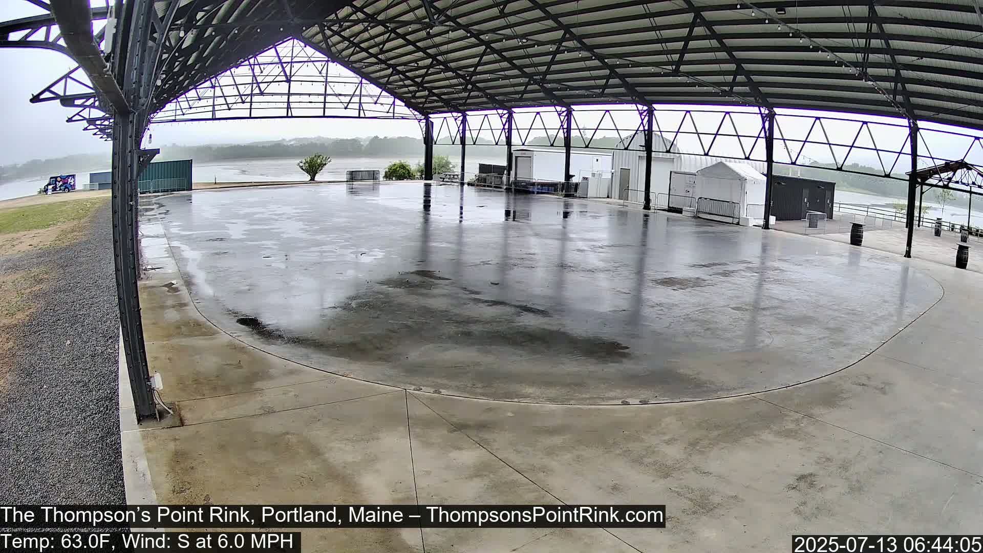 The Thompson’s Point Rink, Ice Skating Live Cam - Portland, Maine, USA