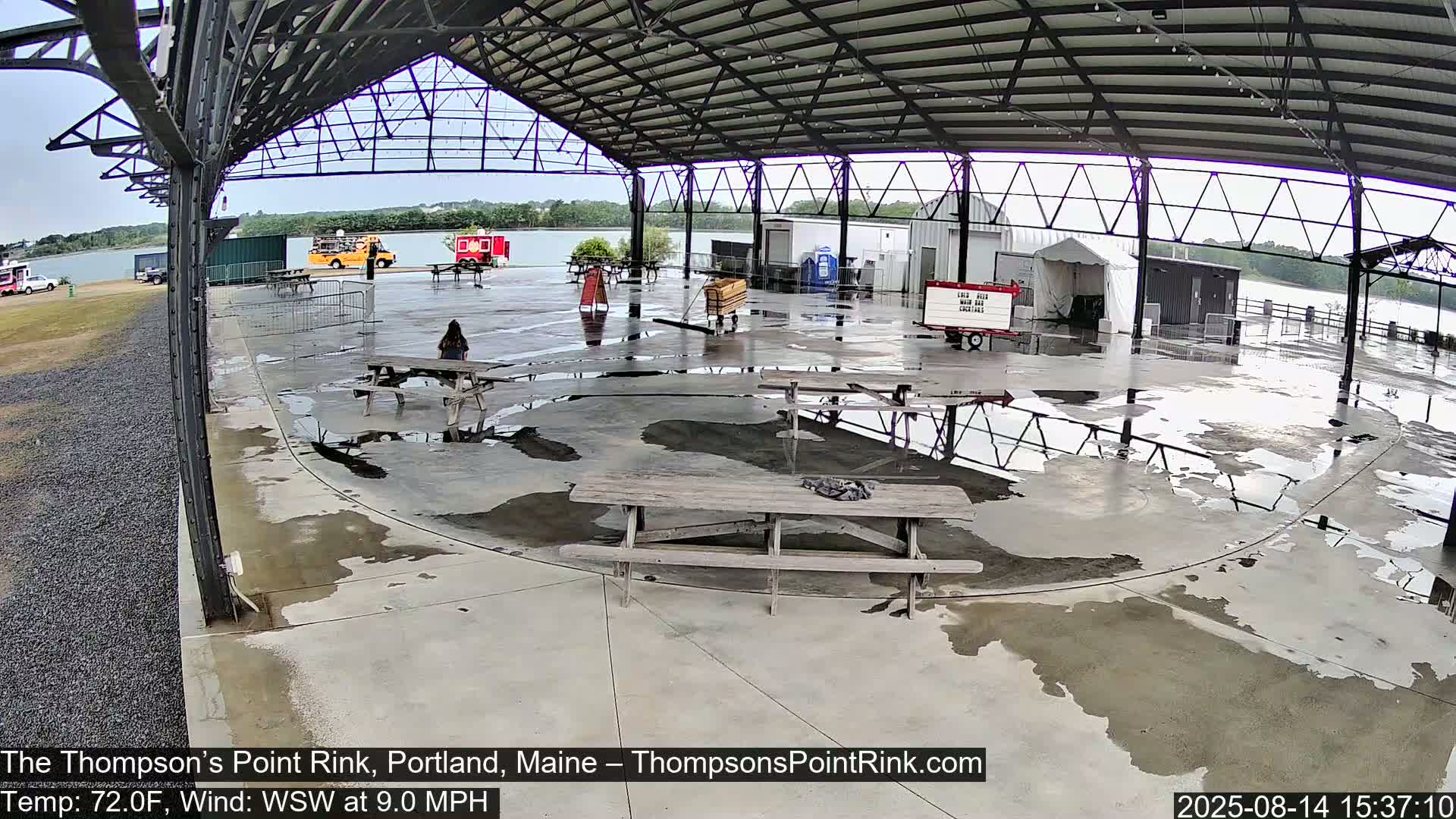 The Thompson’s Point Rink, Ice Skating Live Cam - Portland, Maine, USA