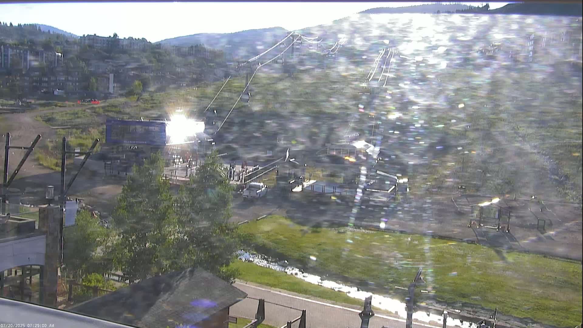 Steamboat Resort Christie Peak Express & Wild Blue Gondola Ropeway & Ski Slopes Live Cam - Steamboat Springs, Routt County, Colorado, USA