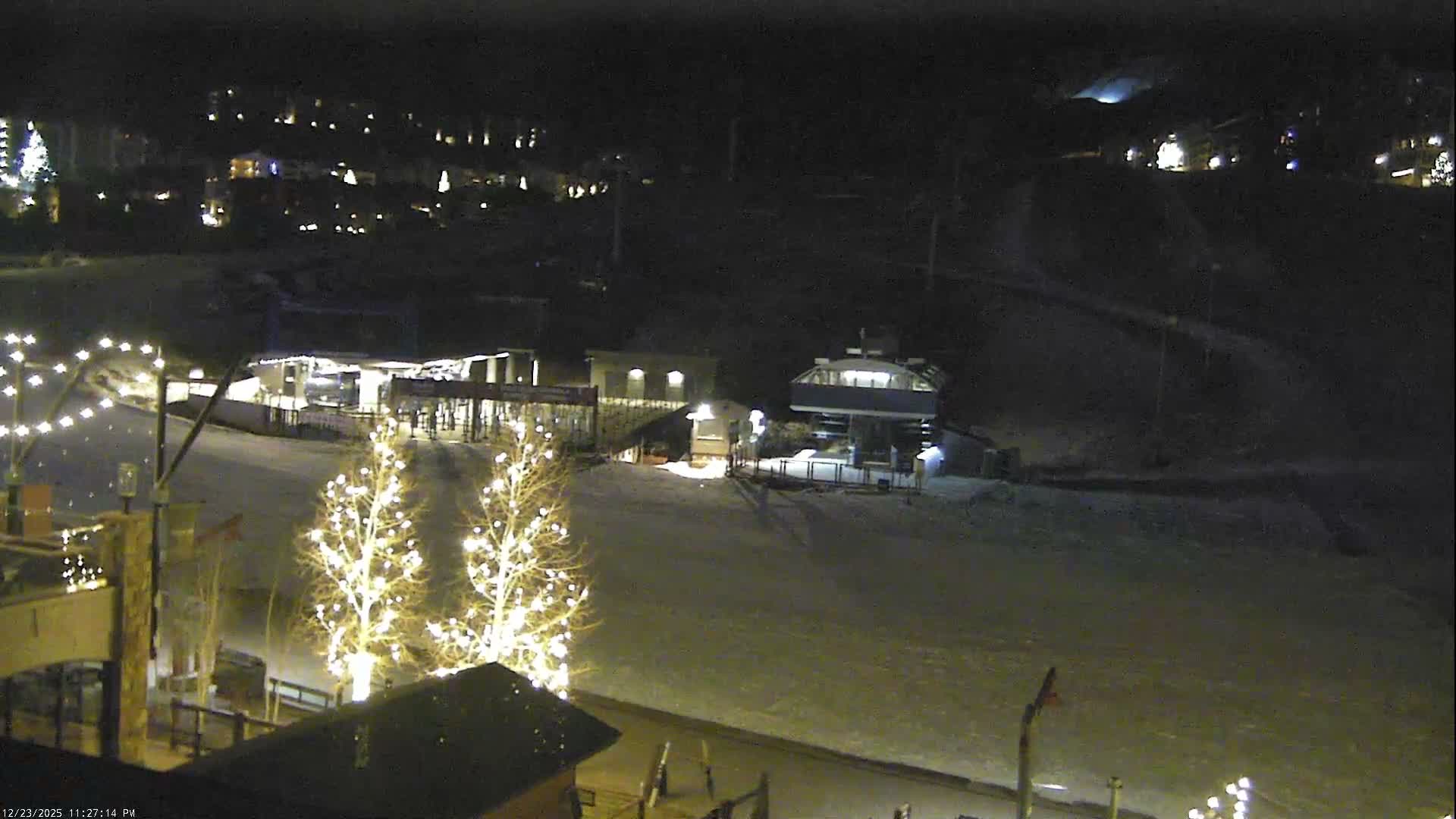 Steamboat Resort Christie Peak Express & Wild Blue Gondola Ropeway & Ski Slopes Live Cam - Steamboat Springs, Routt County, Colorado, USA
