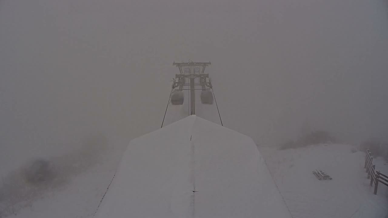 Steamboat Springs City Skyline from Thunderhead Lodge Roof Live Cam - Steamboat Springs, Routt County, Colorado, USA