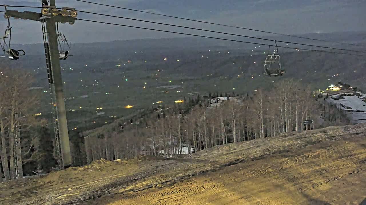 Steamboat Springs Buffalo Mountain Foothills from Four Points Lodge Live Cam - Steamboat Springs, Routt County, Colorado, USA