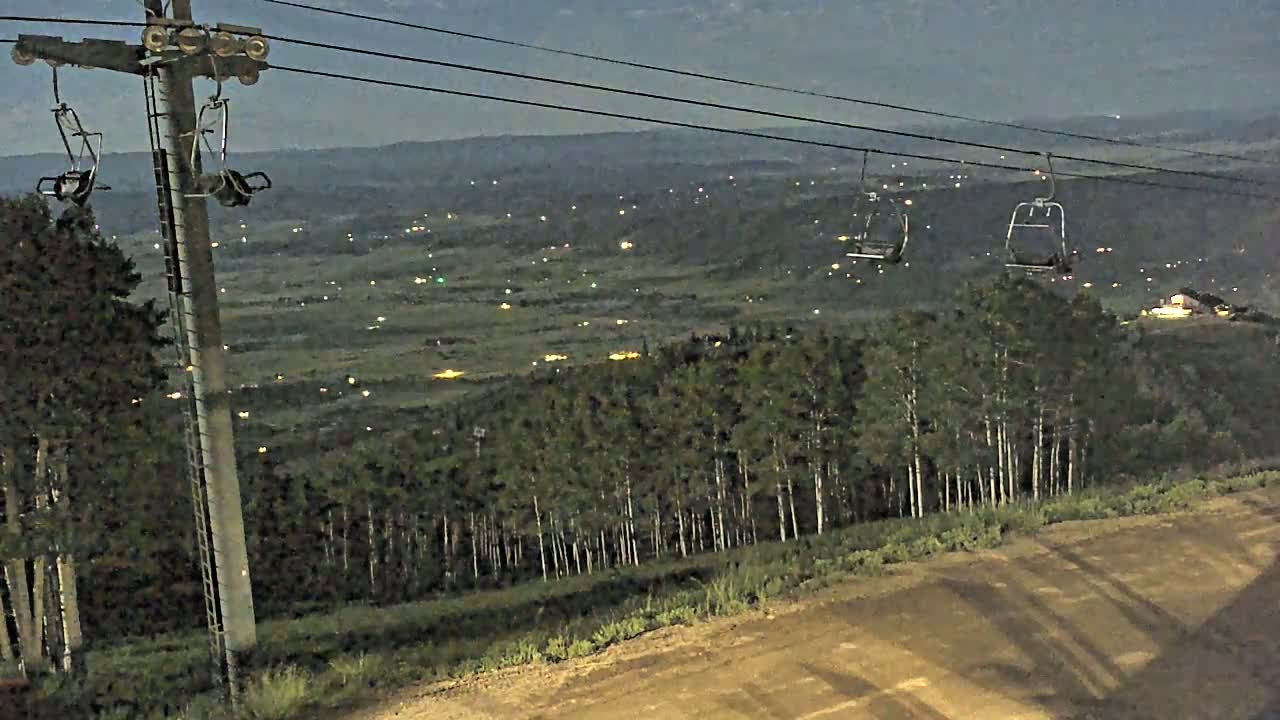 Steamboat Springs Buffalo Mountain Foothills from Four Points Lodge Live Cam - Steamboat Springs, Routt County, Colorado, USA