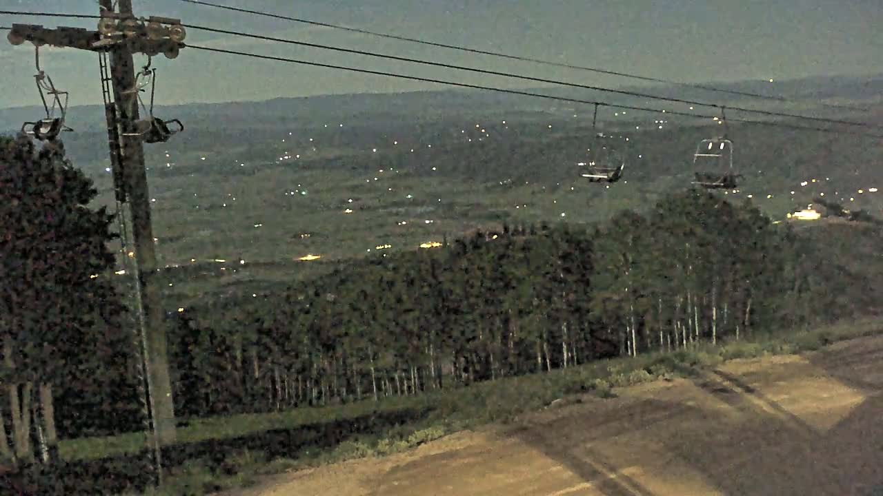 Steamboat Springs Buffalo Mountain Foothills from Four Points Lodge Live Cam - Steamboat Springs, Routt County, Colorado, USA
