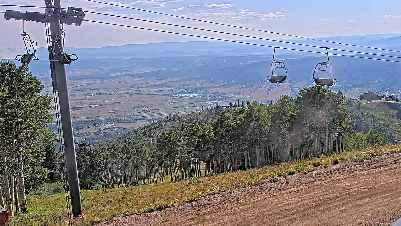Steamboat Springs Buffalo Mountain Foothills from Four Points Lodge Live Cam - Steamboat Springs, Routt County, Colorado, USA