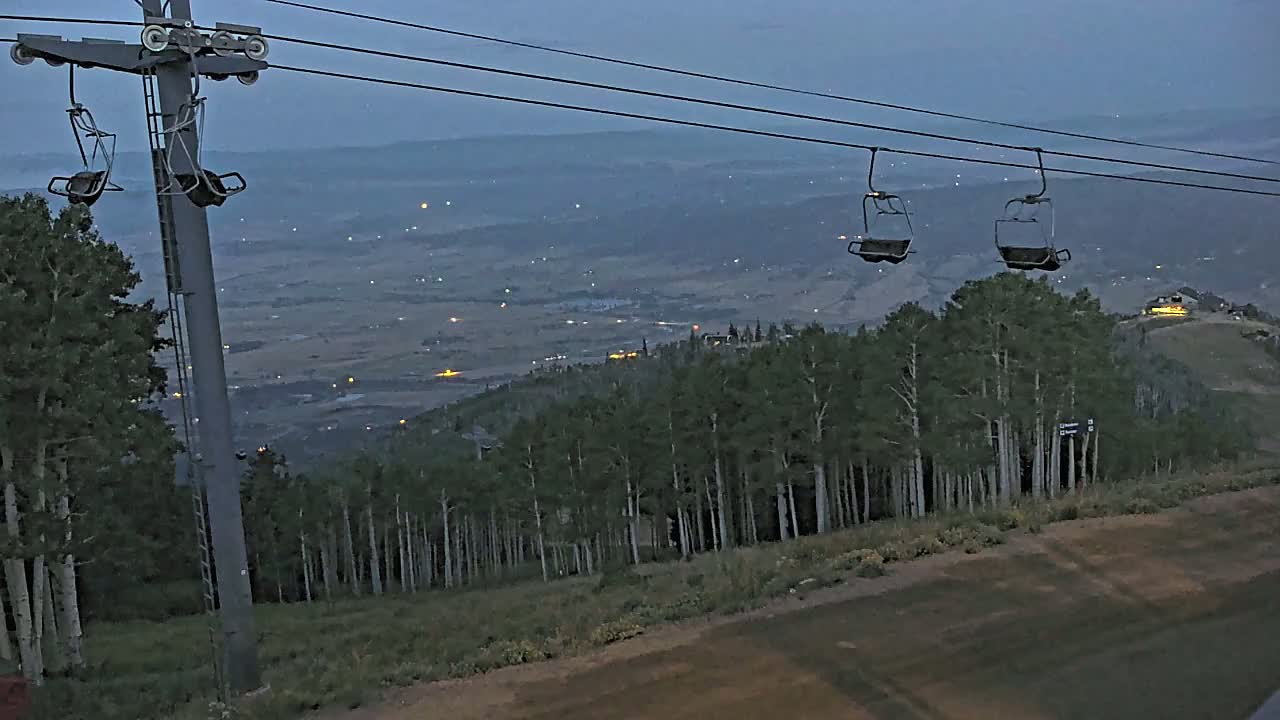 Steamboat Springs Buffalo Mountain Foothills from Four Points Lodge Live Cam - Steamboat Springs, Routt County, Colorado, USA