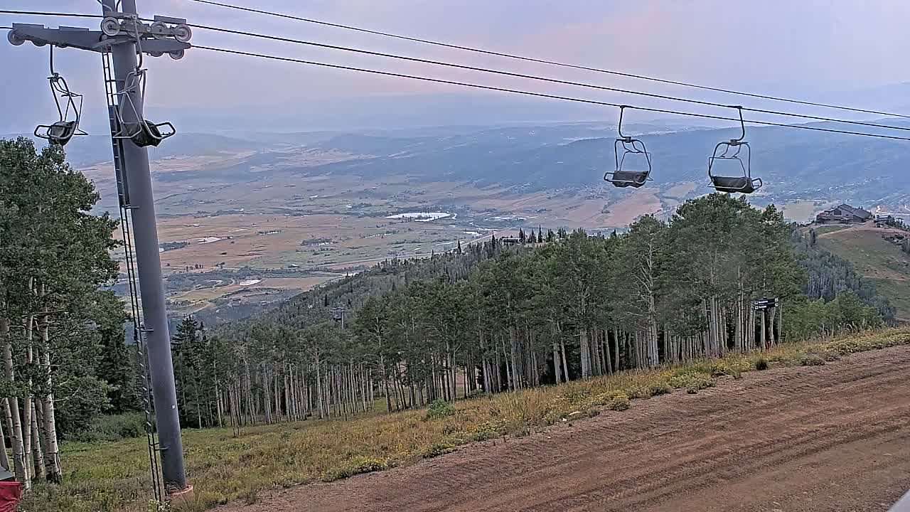 Steamboat Springs Buffalo Mountain Foothills from Four Points Lodge Live Cam - Steamboat Springs, Routt County, Colorado, USA