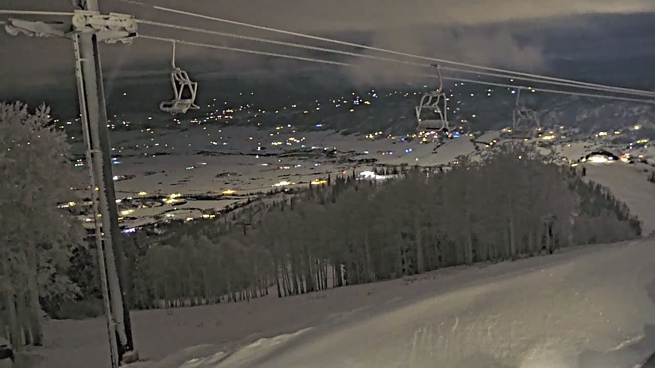 Steamboat Springs Buffalo Mountain Foothills from Four Points Lodge Live Cam - Steamboat Springs, Routt County, Colorado, USA