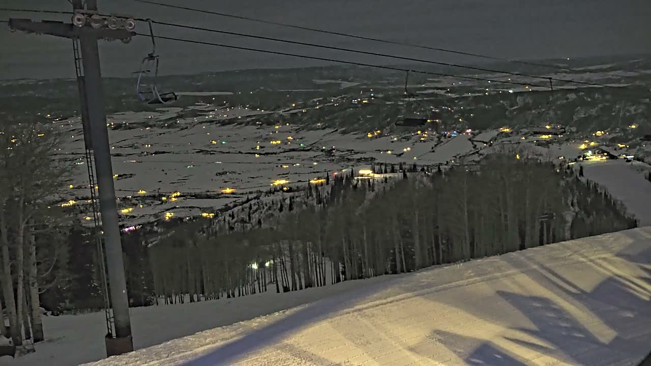 Steamboat Springs Buffalo Mountain Foothills from Four Points Lodge Live Cam - Steamboat Springs, Routt County, Colorado, USA
