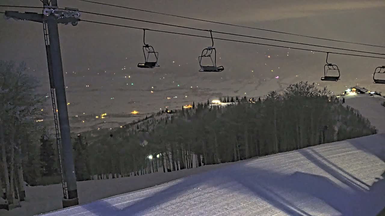 Steamboat Springs Buffalo Mountain Foothills from Four Points Lodge Live Cam - Steamboat Springs, Routt County, Colorado, USA