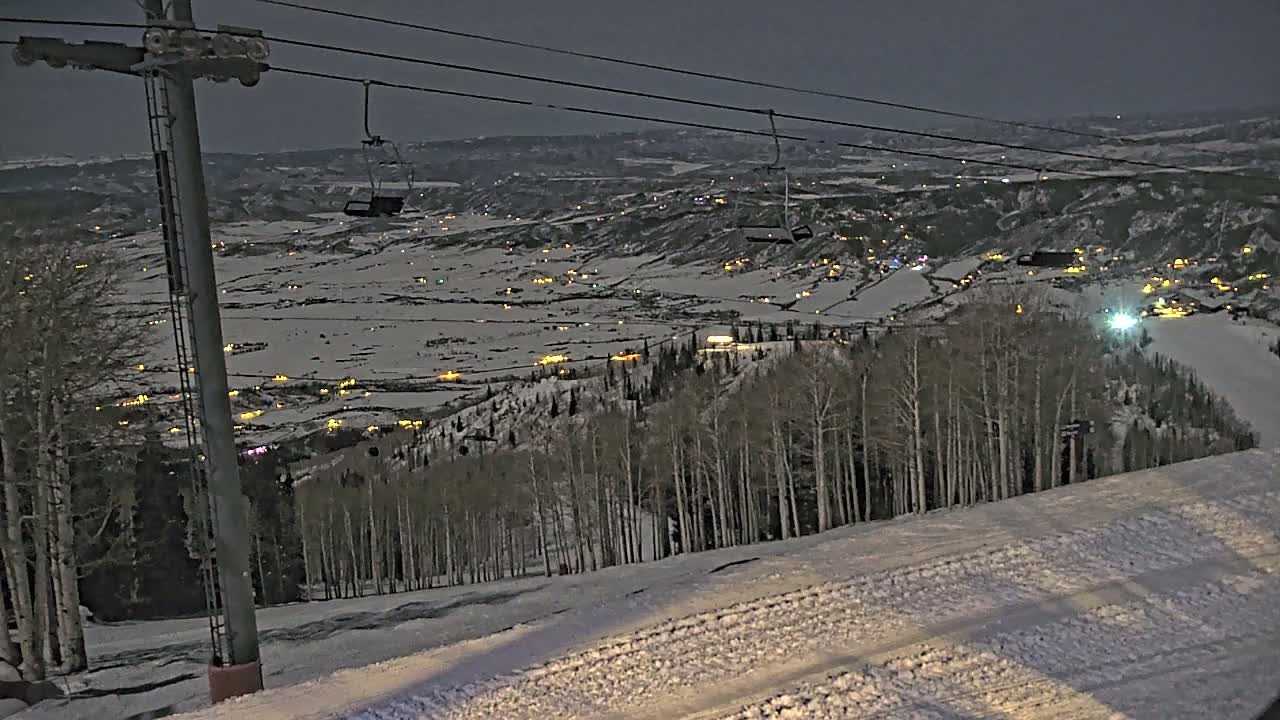 Steamboat Springs Buffalo Mountain Foothills from Four Points Lodge Live Cam - Steamboat Springs, Routt County, Colorado, USA