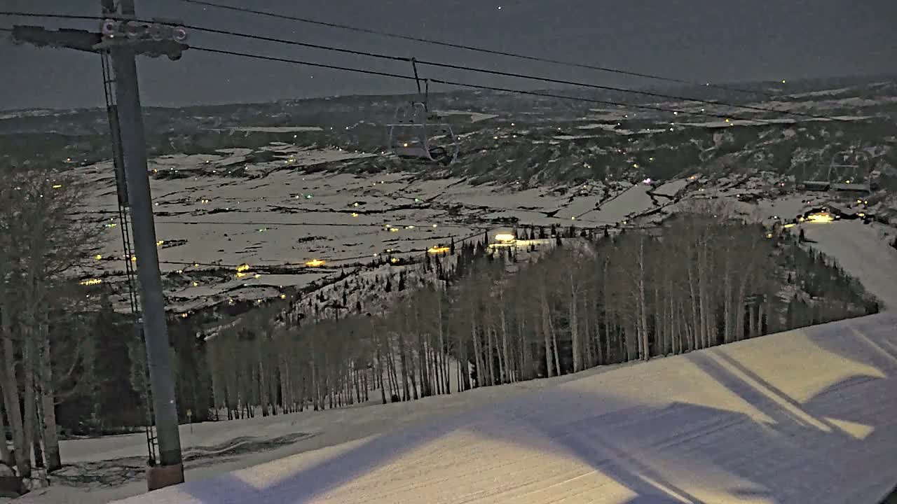 Steamboat Springs Buffalo Mountain Foothills from Four Points Lodge Live Cam - Steamboat Springs, Routt County, Colorado, USA